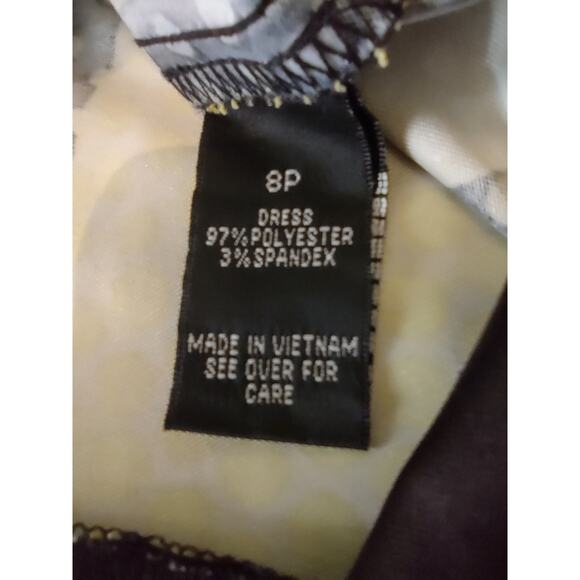 Kim Rogers Women's Midi Dress Extra Small Polyester Spandex Polka Dots Abstract - Picture 4 of 5